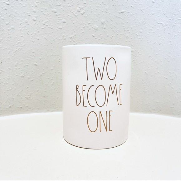 Rae Dunn “Two Become One” Scent Candle OS NEW - Picture 1 of 4